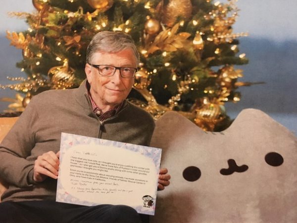 Bill Gates became a “secret Santa” for an American stranger and sent her 37 kilograms of gifts